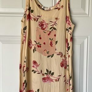 Cottage core Apple/ Floral dress
